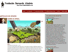 Tablet Screenshot of fundacionaladren.com